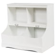 thumbnail image 1 of Costway Children's Multi-Functional Bookcase Toy Storage Bin Kids Floor Cabinet White, 1 of 10
