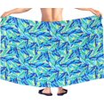 thumbnail image 3 of LA LEELA Men's Standard Beachwear Sarong Pareo Wrap One Size Dodger, Leaves Summer Vacation Aloha, 3 of 4