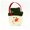 #R, variant on 1pc Christmas Gift Bag with Zipper, Candy Bag Tabletop Ornament for Christmas Decoration, 22 Styles to Choose From(Santa Print, 7.09 x 8.66 Inch)