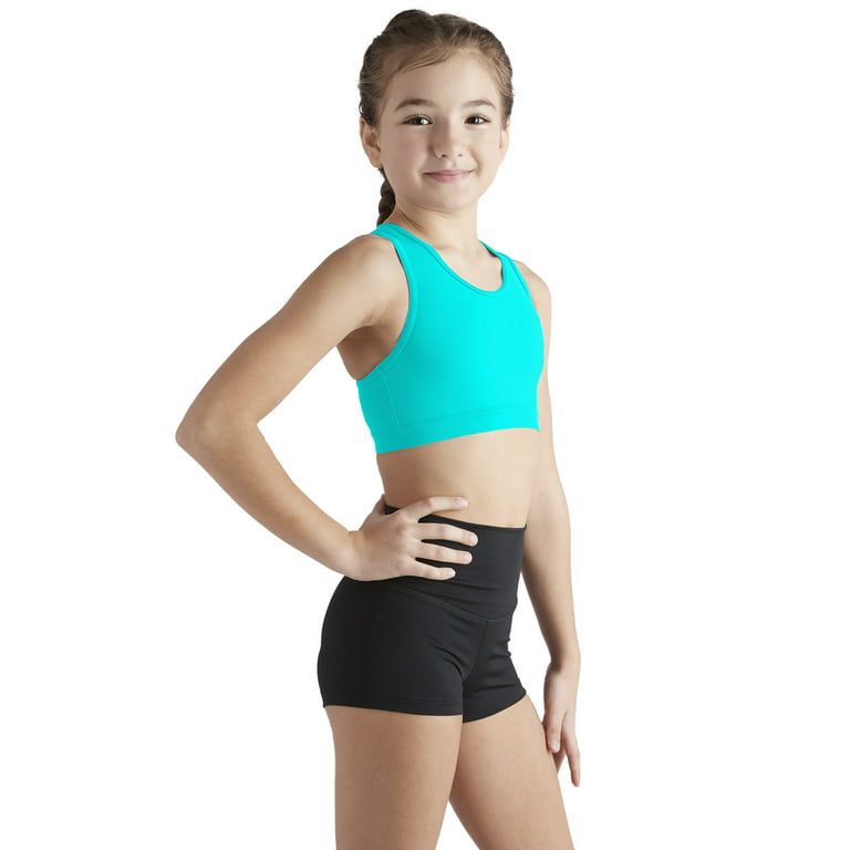 Liakada Girls Stylish & Supportive Basic Sports Bra with Integrated Bra  Shelf Liner Dance, Gym, Yoga, Cheer!