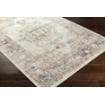 thumbnail image 3 of BoutiqueRugs Hillcrest Traditional Medallion Area Rug - Light Blue, Light Sage, Yellow - 5'3" x 7'3", 3 of 19