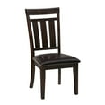 thumbnail image 6 of Jofran Kona Grove Distressed Rustic Solid Acacia Upholstered Slat-back Dining Chair (Set of 2), 6 of 6