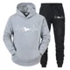 thumbnail image 5 of Conjunto de ropa deportiva con estampado de latidos del corazón de Dachshund para hombre, sudaderas con capucha y pantalones de manga larga a la moda, trajes de 2 piezas, chándales con diseño de perro, 5 of 5