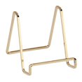 thumbnail image 1 of Tripar Soporte Cuadrado De Alambre De Metal Con Acabado De Latón (4 Pulgadas De Profundidad) - Caballete De Mesa - Diseño De Borde Hecho A Mano Para Una Apariencia Elegante Y Moderna - Perfecto Para L, 1 of 5