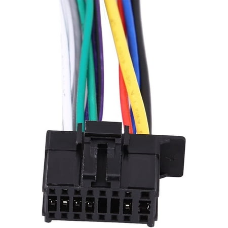 Stereo Radio Wire Harness Cable , 16 Pin Car Stereo Power Speaker Wire