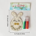 thumbnail image 2 of Easter DIY Wooden Drawing Board Kids Painting Coloring Craft Decoration Easter Rabbit Kids Arts And Crafts Table Diy Crafts for Girls Ages 8-12 Arts And Crafts for Kids 4-6 Boys Diy Crafts for Kids, 2 of 4