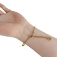 thumbnail image 4 of Pre-Owned Louis Vuitton Essential V Metal Bracelet M61084 Gold (Fair), 4 of 10