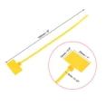 thumbnail image 2 of Uxcell 6 Inches Cable Zip Ties Label Tag Mark Self-Locking Nylon Yellow 120 Pack, 2 of 5