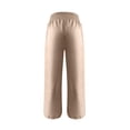 thumbnail image 6 of jiaxiM Women Pants Casual High Elastic Waisted Womens Palazzo Pants with Pockets Drawstring Y2k Womens Trousers Lounge Pants for Women Business Casual Outfits, 6 of 6