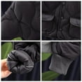 thumbnail image 4 of Zwiiyzr 1-5T Toddler Newborn Baby Boys Bomber Jacket and Pants 2Pcs Outfits Winter Warm Clothes Kids Quilted Coat Tops+Trousers Set Black, 4 of 6
