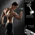 thumbnail image 5 of 450 lbs Hex Dumbbell Set with Storage Rack - 5-50 lb Rubber Coated Adjustable Weights for Home Gym Strength Training - Men/Women, 5 of 8