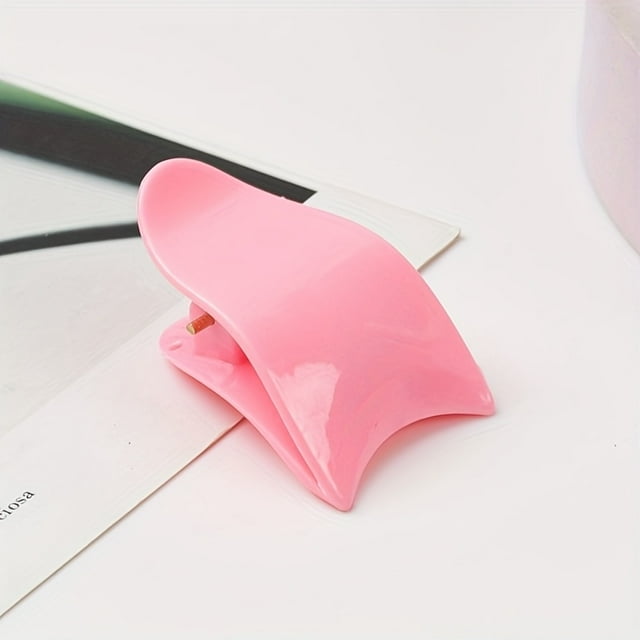 HLONK 2pcs Pastel Plastic False Eyelash Applicator Tools for Beginners Easy Eye Lash Holder Tweezers Portable Makeup Tweezers with Ergonomic Design Compact & Lightweight for Everyday U