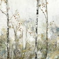 thumbnail image 2 of Pearce, Allison 12x12 Gold Ornate Wood Framed with Double Matting Museum Art Print Titled - Soft Birch Forest II, 2 of 4