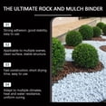 thumbnail image 2 of Spray-On Rock & Mulch Binder, Mulch & Rock Glue for Landscape, for Rocks, Gravel, Bark & Mulch - Weather-Resistant, Non-Toxic, Plant & Pet Safe Garden Binder (1pc), 2 of 7