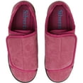 thumbnail image 2 of Silverts Women Extra Extra Wide Easy Closure Slippers, 11, Dusty Rose, 2 of 2