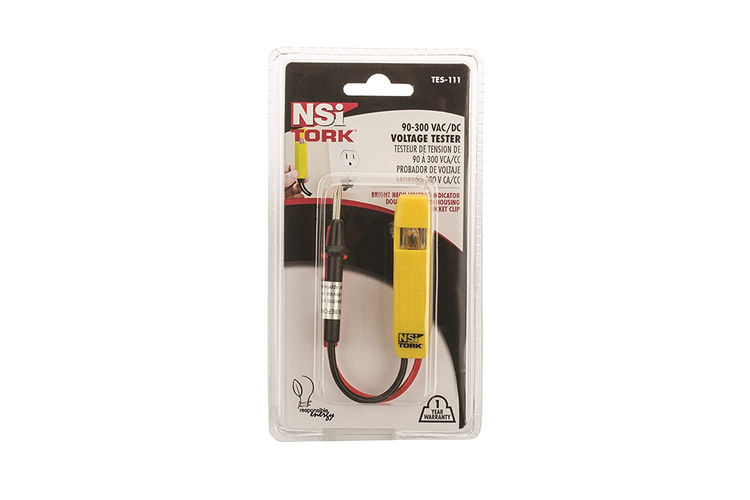 NSi Industries TES111 Twin Probe Voltage Tester, 80250, 49 OFF
