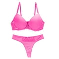 thumbnail image 2 of Pcksrro full coverage bra for womenWoman's Printing Gathered Together Large Size Daily Bra Underwear No Rims, 2 of 3