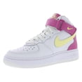 thumbnail image 5 of Nike Air Force 1 Mid GS Girls Shoes Size 6, Color: Summit White/Citron Tint, 5 of 5