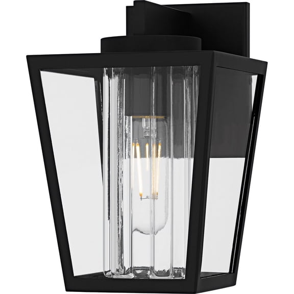 JET8307MBK-Quoizel Lighting-Jett - 1 Light Outdoor Wall Lantern-10 Inch Tall and 6.5 Inch Wide
