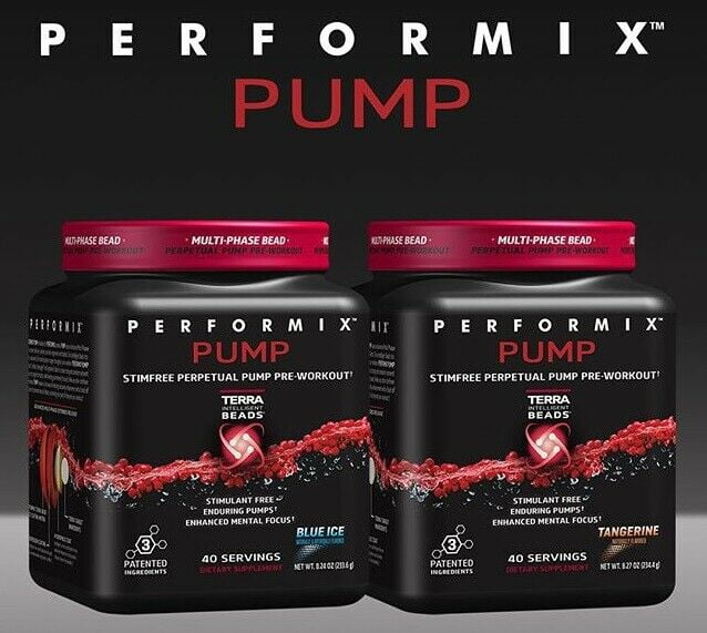 Performix Stim-Free PUMP Pre Workout Focus Endurance SST Terra Bead Technology