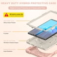 thumbnail image 6 of For Samsung Galaxy Tab A7 Lite Case 8.7 inch SM-T220/T225/T227, 360 Hand Strap, Shoulder Strap, Kickstand, Rugged Drop Protection, Cherry Pink, 6 of 7