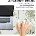 thumbnail image 5 of Green Abstract Plants Mouse Pad 35.4 X 15.7 Inch XXL Boho Design Print Full Desktop Mousepad Extended Large Non-Slip Rubber Base Keyboard Mat with Stitched Edges for Gaming Office Desk Accessories, 5 of 6