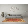 thumbnail image 3 of Ahgly Company Indoor Square Persian Brown Traditional Area Rugs, 6' Square, 3 of 4