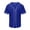 Blue#men's baseball jersey sport shirts, variant on Mens Baseball Jersey Button Down Shirts Short Sleeve Quick Dry Sport Shirt Summer Lightweight Cardigan Uniform for Men Blue,S