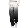 thumbnail image 2 of Womens High Waisted Baggy Sweatpants Comfy High Waist Jogger Pants Christmas Trendy Lounge Trousers with Pockets, 2 of 7