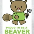 thumbnail image 3 of CafePress - Proud To Be A Beaver Ash Grey T Shirt - Men's Classic Graphic T-Shirt, 3 of 4