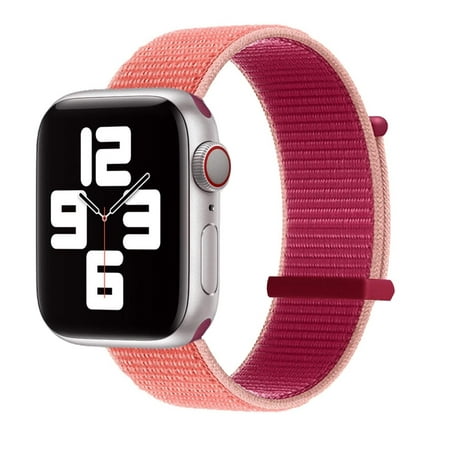 Yepband Sport Loop Nylon Band for Apple Watch Bands 40mm 38mm 44mm 41mm 45mm 42mm Women Men, Stretchy Loop Nylon Soft Braided Elastic Strap Replacement Wristband for iWatch Series 7/6/5/4/3/2/1/SE