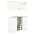 thumbnail image 2 of Inval Shaker Laminate 2-Piece Kitchen Cabinet System 47"W, Washed Oak, 2 of 12