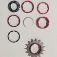 thumbnail image 3 of Volant d'Inertie à Vitesse Unique 15T Mis Roues Libres Fin Verrouillage Conversion Kit Vélo de Montagne Rouge, 3 of 8