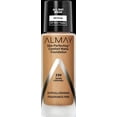 thumbnail image 1 of Almay Skin Perfecting Comfort Matte Foundation, hipoalergénico, libre de crueldad animal, sin fragancia, maquillaje líquido probado por dermatólogos, caramelo cálido, 1 onza líquida, 1 of 7