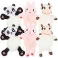 thumbnail image 1 of 6 Pcs Attaches de Poils d'Animaux Mignons en Peluche Élastiques pour Fille, 1 of 9