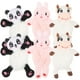thumbnail image 1 of 6 piezas de lindas gomas para el pelo de animales peludos, coleteros elásticos de peluche para niñas, 1 of 6