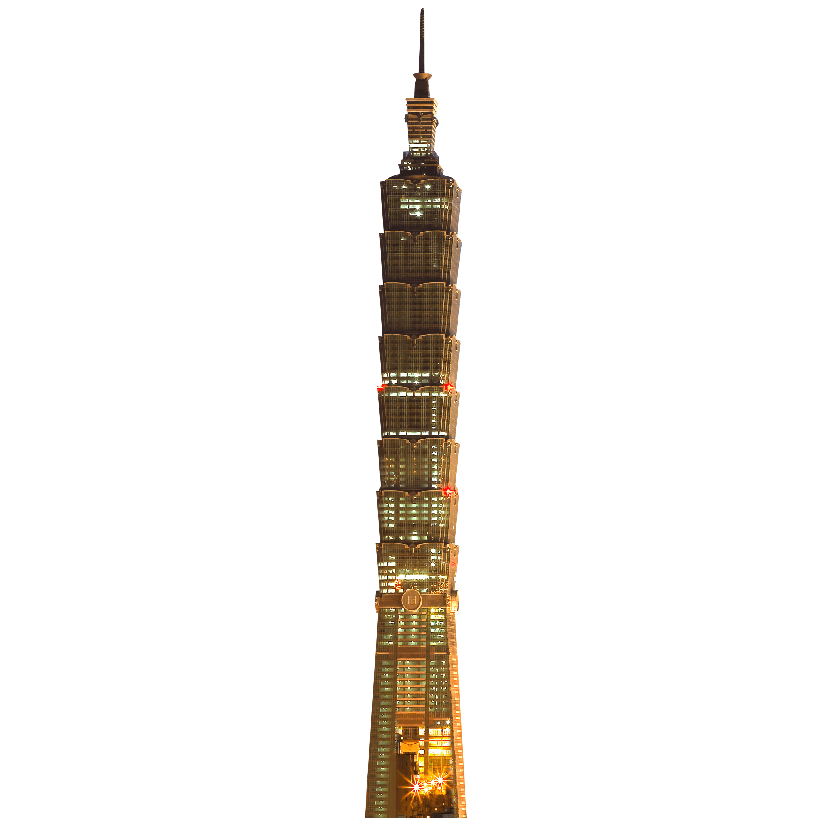 Taipei 101 Taiwan Cardboard Cutout Standee Standup - Walmart.com