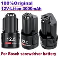 thumbnail image 2 of Para Bos*ch Batería Recargable de Ion de Litio, Cargador de 12V/10.8V 3000mAh BAT411.BAT 411A.BAT412.BAT412A.BAT413., 2 of 7