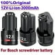 thumbnail image 2 of Para Bos*ch Batería Recargable de Ion de Litio, Cargador de 12V/10.8V 3000mAh BAT411.BAT 411A.BAT412.BAT412A.BAT413., 2 of 7