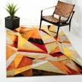thumbnail image 2 of SAFAVIEH Porcello Karenza Geometric Area Rug, Orange/Red, 5'3" x 7'6", 2 of 8