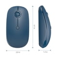 thumbnail image 6 of Bluetooth Mouse, Jelly Comb Slim Dual Mode 2.4GHz Wireless Mouse for Laptop, MacBook, PC, 6 of 7