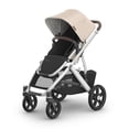 thumbnail image 1 of UPPAbaby Vista V3 Stroller - Full-Size Single-to-Double Stroller System - Toddler Seat, Bug Shield, Rain Shield, and Storage Bag Included - Declan (Oat Mélange/Silver Frame/Chestnut Leather), 1 of 5