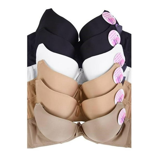 DDI Womens Full Cup Bras, Assorted Color - 32B - Case of 24