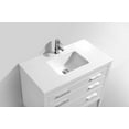 thumbnail image 3 of Kubebath Eiffel 36'' High Gloss White Vanity W/ Quartz Counter Top, 3 of 7