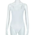 thumbnail image 6 of Mrzhqd One Piece Bathing Suit for Women Retro Solid Color Square Neck Straps Swimsuits Summer Plus Size Ruffle Shapewear Tummy Control Beach Swimwear White M, 6 of 7