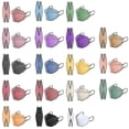 thumbnail image 3 of 50pcs Kn95 Face Masks Fish Mask Adult Morandi Ffp2 Mask 4 Layer Protective Masks Kf94 Masks, 3 of 5