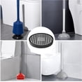 thumbnail image 6 of 2Pcs Plunger Holder, Black Plunger Tray, Universal Plunger Mat for Toilet Plunger, Toilet Plunger Holder Only, Toilet Plunger Stand Catches Drips from Plunger, Dries Quickly, 6 of 7