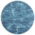 thumbnail image 3 of Bright Sunshine Through Deep Blue Sea Round Small Area Rug, Print Non Slip Washable Floor Mat, Soft Throw Rug for Living Room, Powder Room Entryway, Bathroom, Bedside, 3 of 6