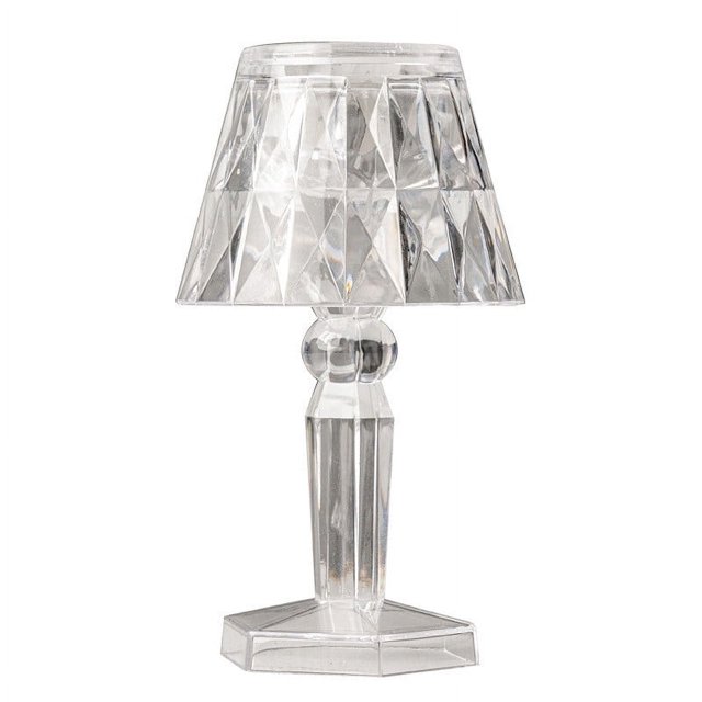 Lámpara de mesa para sala de estar, CELNNCOE Lámpara de cristal Lámpara de escritorio inalámbrica de cristal con control Lámpara de noche