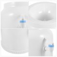 thumbnail image 2 of OULII Mini Beverage Dispenser Plastic Water Bottle Holder White Space-saving 1Set, 2 of 8